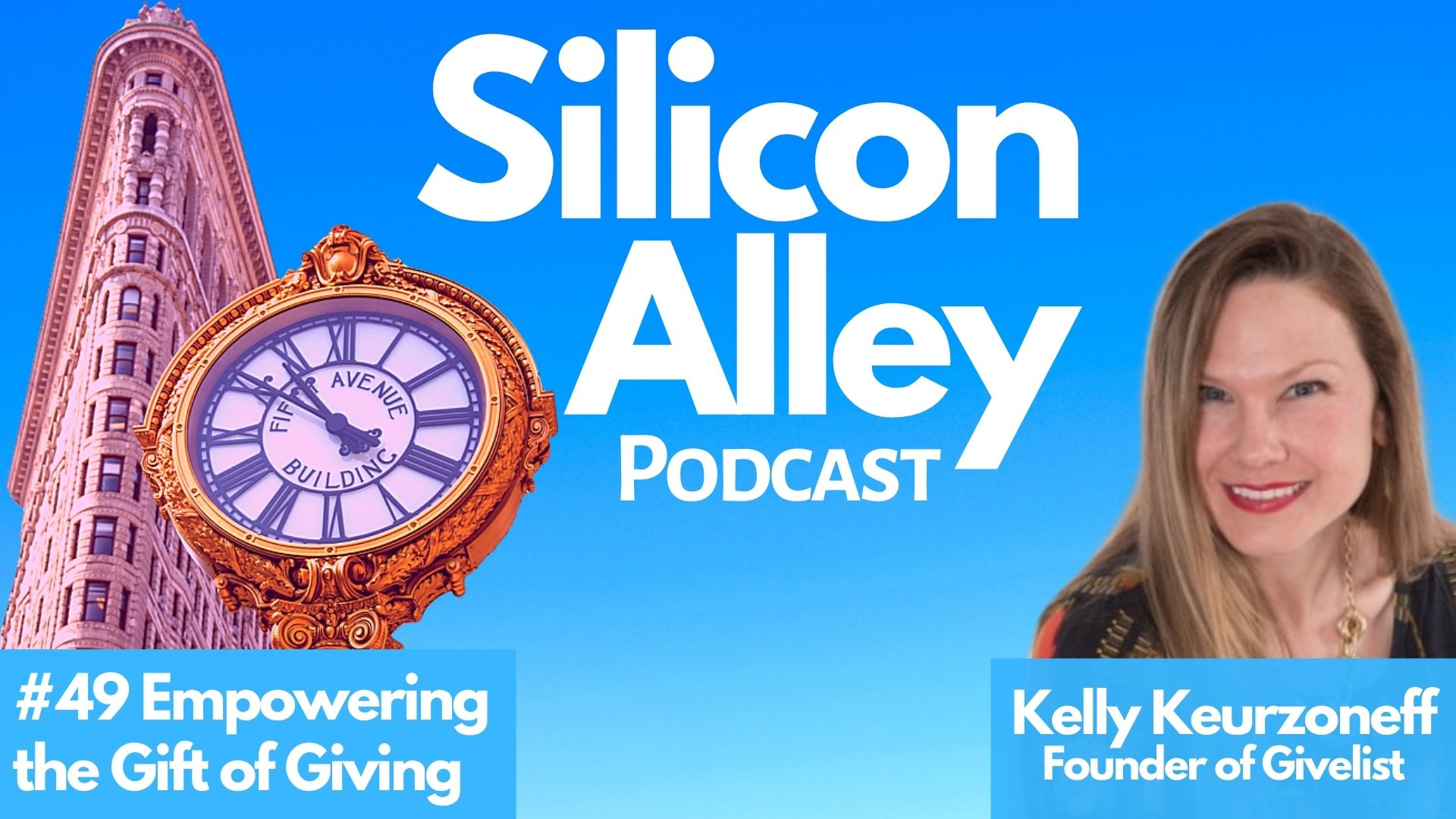 Empowering the gift of giving with Kelly Keurzoneff CEO of Givelist Silicon Alley Podcast